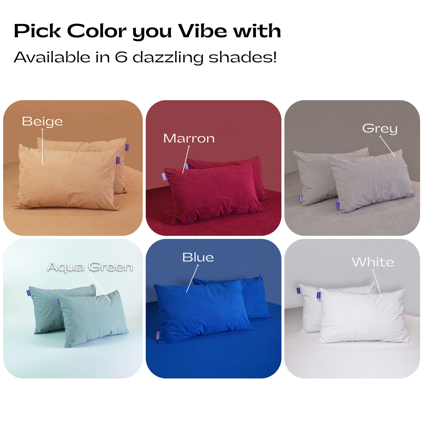 Terry Pillow Protector (100% WaterProof) - Pack of 2