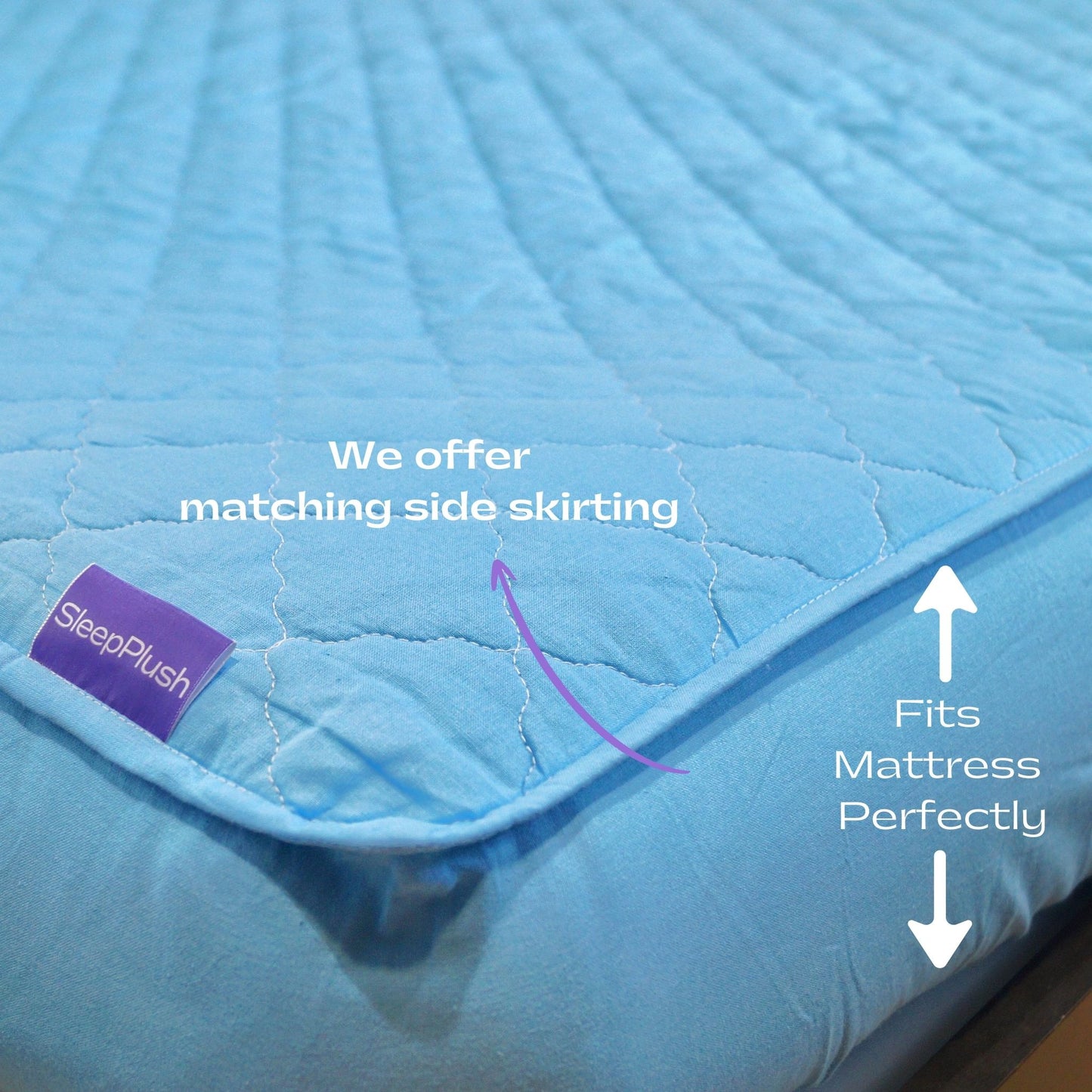 Luxur - Quilted Cotton Mattress Protector -  100% WaterProof