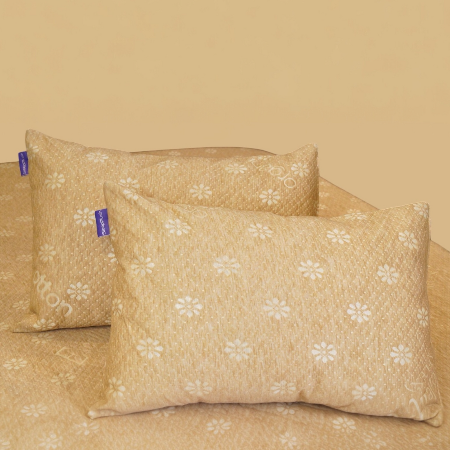 Jacquard Organic Cotton Pillow Protector (100% WaterProof) - Pack of 2