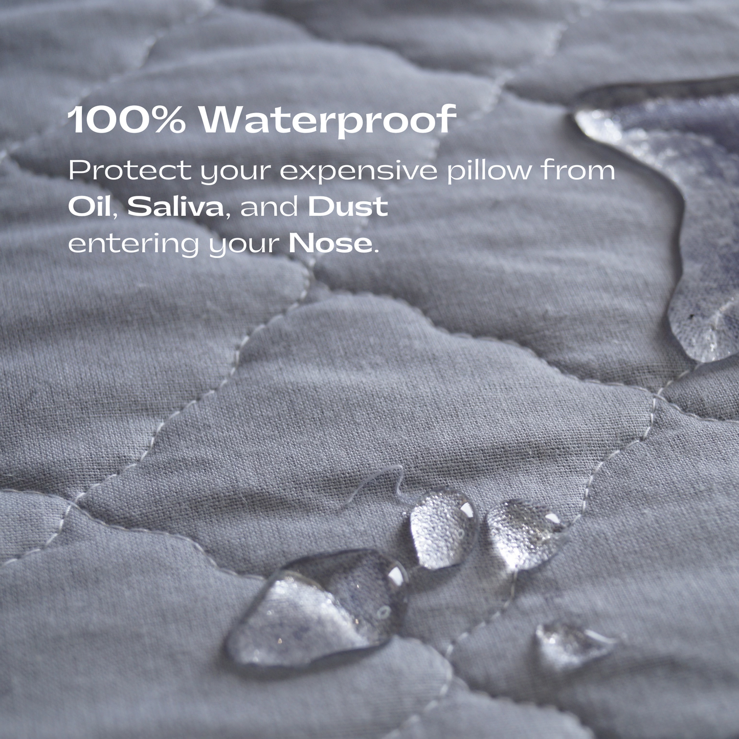 Quilted Pillow Protector (100% WaterProof) - Pack of 2